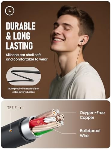 Experience Ultimate Serenity with Hearprotek Sleep Earbuds – USB-C Noise Isolation Earphones for Uninterrupted Comfort, Ideal for Relaxation, Air Travel, and Snoring Relief – Premium Silicone Tips for Perfect Fit and Enhanced Sound Quality