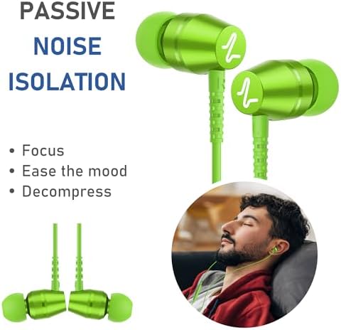 LUDOS OMNITONE USB-C Earbuds – Rich Sound Quality & Comfortable Fit for i Phone 16 & Samsung Galaxy S24 – Noise-Canceling Technology, Ergonomic Design, 5-Year Warranty – Turquoise – Perfect for Music, Gaming, and Calls with Quick USB-C Connectivity and Wide Device Compatibility