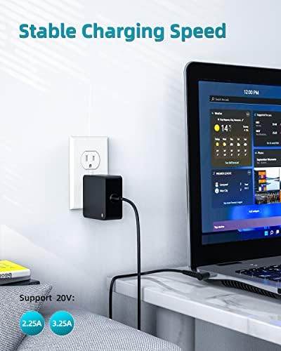 Lenovo Ideapad 3 Compatible Charger – UL Safety Certified 65 W/45 W Laptop Power Adapter for Models 3-14, 3-15, 3-17, S340, Flex 5, Yoga 710 & More – Fast Charging with Enhanced Compatibility for Reliable Performance