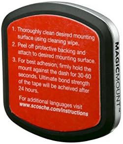 Scosche Magic Mount Pro MPD2 PK-UB: Advanced Magnetic Car Phone Holder for i Phone & Android – 360° Adjustable Hands-Free Driving Solution – Secure & Stable 2-Pack for Ultimate Convenience – Universal Compatibility for All Devices