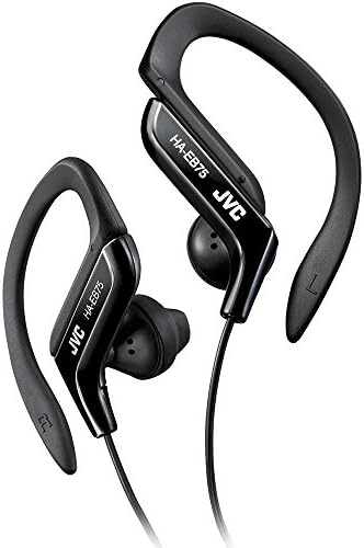 JVC HAEB75 P Sports Clip Headphones in Pink – Premium Wired Earbuds for Active Lifestyles with Enhanced Sound Quality and Secure Fit, Ideal for Running, Gym, and Outdoor Activities
