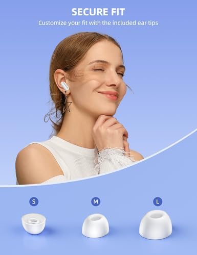 Unleash Superior Sound Quality with ACAGET Wireless Earbuds – Premium Bluetooth Headphones Compatible with i Phone 16, 15 Pro Max, 14 Plus, 13, 12 & Samsung Galaxy S25 Ultra – Advanced Noise-Canceling Microphone for Unmatched Call Clarity – All-Day Playtime with Ergonomic Comfort for Effortless Listening on the Go