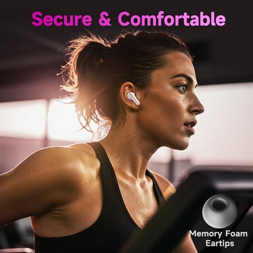 Experience Unmatched Sound with Bluetooth 5.4 Wireless Earbuds – Studio-Grade Audio, Deep Bass, and Advanced Noise Cancellation for Crystal Clear Calls – IPX6 Waterproof Design for Active Lifestyles, Enhanced Comfort with Memory Foam Tips, and an Incredible 10-Year Battery Life in a Stylish Blue Finish. Perfectly Engineered for Audiophiles and Casual Listeners Alike, These Earbuds Offer Seamless Connectivity, Making Them Your Ideal Companion for Workouts, Commuting, or Relaxation. Elevate Your Listening Experience and Stay Connected Effortlessly with Long-Lasting Performance and a Lightweight, Durable Construction Tailored to Your Lifestyle. Choose Quality Sound Today!