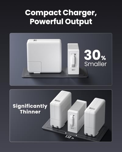 Revolutionary 40 W Fast Charging Portable USB Phone Charger Block with Retractable 31.5-inch Lightning Cable – Compact Wall Adapter with USB-C Port and Foldable Plug for i Phone 14/13/12, Perfect for Travel and Everyday Use