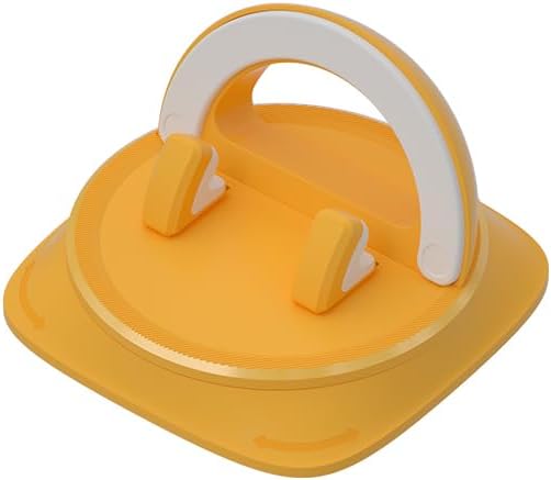 Car Phone Holder Mount, Dashboard Cell Phone Stand with Anti-Slip Base, Dual Adjustable Clips, Universal Compatibility (Ring) – Enhanced Compatibility and Speed