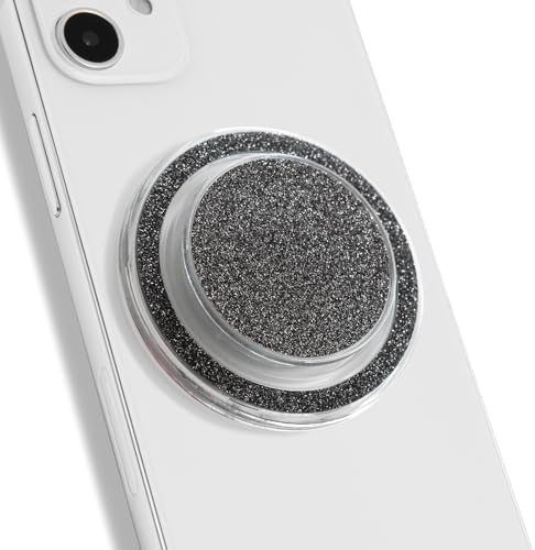 Chic Pink Glitter Phone Grip & Stand – Stylish Mag Safe-Compatible Accessory for Ultimate Security and Hands-Free Convenience – Ergonomic Design for Effortless Multitasking and Enhanced Device Protection