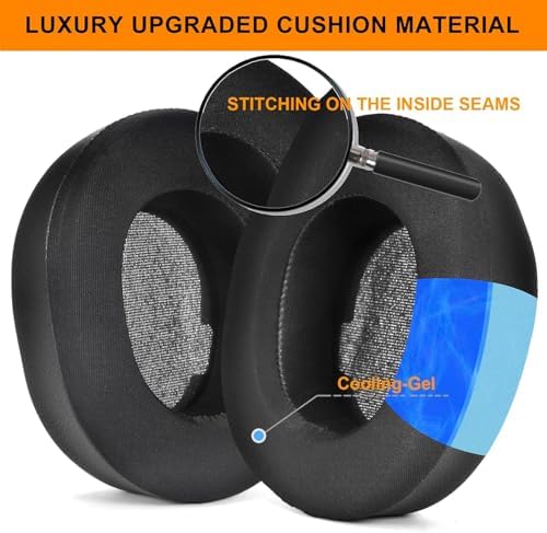 Revolutionize Your Listening Experience with Cooling Gel Earpads for Steelseries Arctis Nova Pro Wireless Headphones – Defean Premium Replacement Ear Cushions for Enhanced Comfort, Superior Sound Clarity, and Effortless Installation