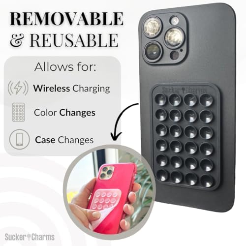 Lavender Fizz Silicone Phone Mount – Versatile Hands-Free Suction Holder for i Phone & Android – Ideal Tik Tok Filming & Video Call Accessory – Secure, Removable Grip for Effortless Mobile Use – Stylish & Functional Design for On-the-Go Convenience