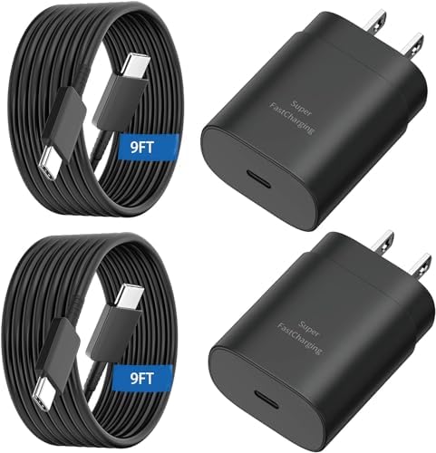 Ultra-Fast 25 W Type-C Charger for Galaxy S-Series – 10 ft USB-C Cable for S25, S24, S23, S22 – Rapid Power Delivery with Superior Safety Features for Mobile Professionals and On-the-Go Users Ultra-Fast 25 W Type-C Charger for Galaxy S-Series – 10 ft USB-C Cable for S25, S24, S23, S22 – Rapid Power Delivery with Superior Safety Features for Mobile Professionals and On-the-Go Users