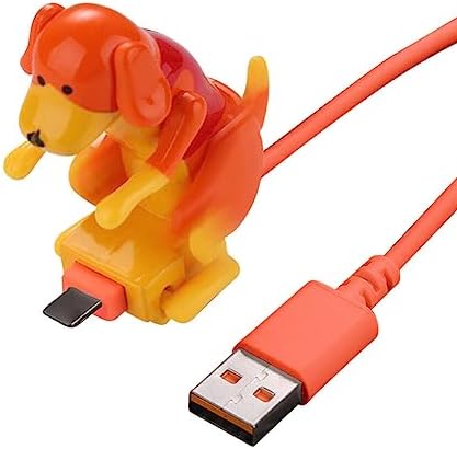 Charming Dog-Themed USB Charging Cable – Fast Data Transfer for Android, Type-C & i OS – Cute & Durable Mini Humping Dog Design – Perfect for Travel & Everyday Use – Elevate Your Charging Experience with Fun Functionality