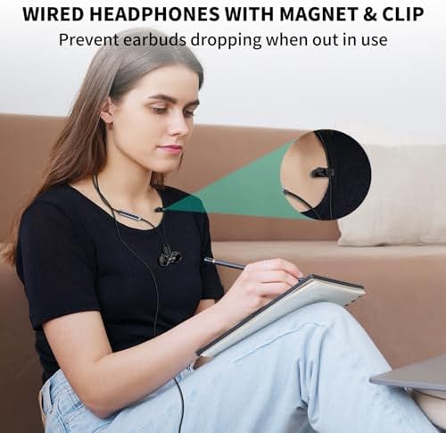 Transform Your Audio Experience with ASKUBSKU Pink USB Wired Headset: 7.5 Ft Premium Earbuds Featuring Advanced Noise-Canceling Microphone for PC – Perfect for Gaming, Remote Work, and Extended Comfort with Ergonomic Design and Instant Mute Control