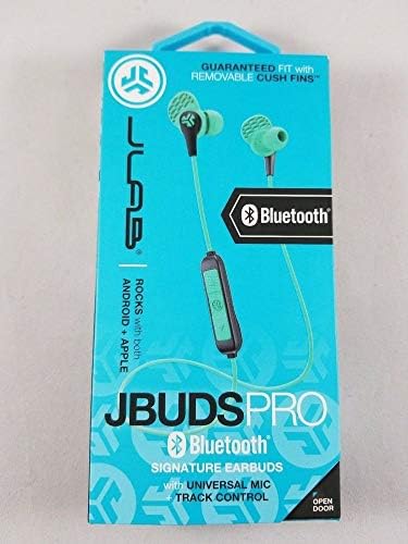 JLab JBuds Pro Signature Earbuds in Teal – High Fidelity Sound with Quick Charge & Seamless Device Compatibility for Music Lovers