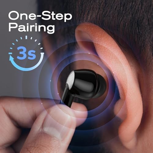 Ivrydas True Wireless Bluetooth Earbuds – Exceptional Noise Cancellation for Crystal Clear Sound – 151-Hour Standby Time for Uninterrupted Audio – Effortlessly Compatible with Laptops, Tablets, and Smartphones – Elevate Your Listening Experience with Ultimate Comfort and Quality for Work and Play