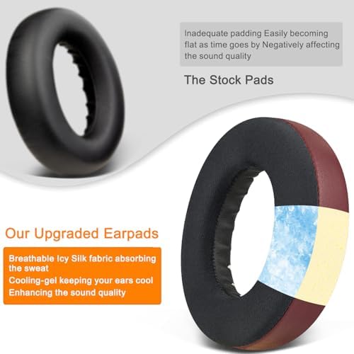 Transform Your Bose 700 Wireless Headphones with SOULWIT Cooling Gel Earpads – Ultra-Soft Ice Silk Fabric for Breathable Comfort, High-Density Noise-Cancelling Foam for Superior Sound Isolation, Easy Installation & Elegant White Design – Elevate Your Audio Experience Today!