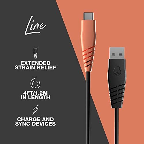 Skullcandy 20 W USB-C to Lightning Cable – 4 ft Fast Charging & Sync Cable for i Phone/Pro/Max – Stylish Blue/Green Design for Enhanced Durability and Performance