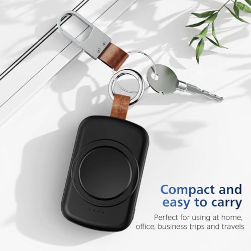Sleek 1800 m Ah Magnetic Wireless Charger for Samsung Galaxy Watch Series – Ultimate On-the-Go Power Solution for Galaxy Watch 7/Ultra/6/6 Classic/5/5 Pro/4/3/Active 2/1 – Fast, Compact, and Stylish Charging Accessory for Your Smartwatch Lifestyle