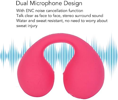 Heayzoki Open Ear Clip-On Headphones – Lightweight Noise Cancelling Mini Earbuds for Active Lifestyle, Perfect for Running and Sports (Vibrant Green) – Enhanced Audio Clarity and Awareness