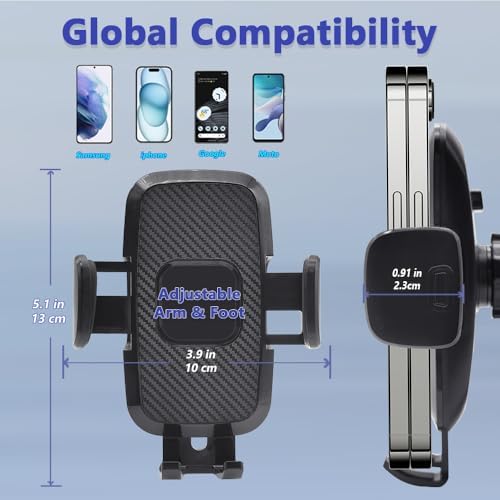 COMETURE Honda CR-V Phone Holder Mount (2017-2022) – Ultimate 360-Degree Adjustable Smartphone Cradle for Seamless Navigation and Enhanced Safety – Compatible with i Phone & Android – Stylish Auto Accessory for Secure Driving Experience