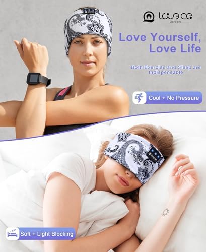 Ultimate Bluetooth 5.4 Sleep Headband Headphones – Designed for Side Sleepers, Unmatched Comfort for Active Lifestyles, Superior Sound Quality, Ergonomic Fit for Enhanced Relaxation, Ideal Tech Gift for Music and Podcast Enthusiasts