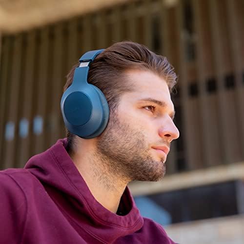 Unleash Premium Sound with Soul Emotion Max Over-Ear Active Noise Cancelling Headphones – Stylish Blue Finish, 60-Hour Playtime, Crystal Clear Call Quality, Hi-Res Audio Performance, and Effortless Multipoint Connectivity for Travel, Fitness, and Everyday Enjoyment