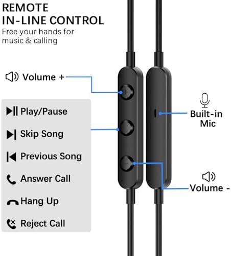 High-Fidelity USB C Earbuds with Ergonomic Design & Integrated Mic – Premium Sound Quality for Samsung S25 Ultra, i Phone 16, Pixel 9, and More – Magnetic Carry Case for Effortless Portability & Enhanced Compatibility – Perfect for Music Lovers & Professionals