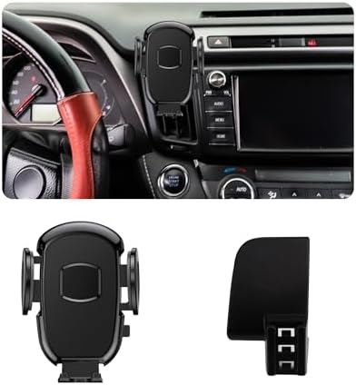 Car Phone Holder Fits for Toyota RAV4 2013-2018,Car Phone Mount Snugly fit Navigation Bracket Air Vent, Fits for 4.7-7 inch Phones,360° Rotation,Adjustable, Easy to Install – Enhanced Compatibility and Speed