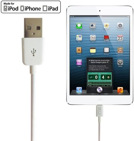 RND MFi Certified 1.5 FT Lightning to USB Cable for i Phone, i Pad & i Pod – Optimal Fast Charging & Data Sync Accessory for i Phone X Series, 8, 7, 6 Models – Durable & Portable Black Design for Everyday Use