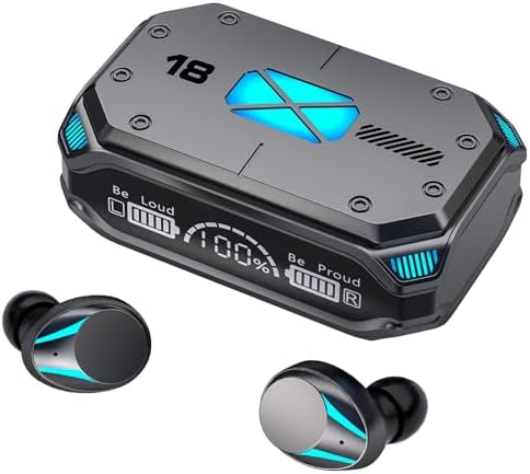 Revolutionary Bluetooth 5.3 True Wireless Earbuds Model 33: Waterproof Sport Headset with Touch Controls, Built-in Microphone, IP7 Durability, and LED Battery Display for Unmatched Comfort and Seamless Audio Experience in Any Environment