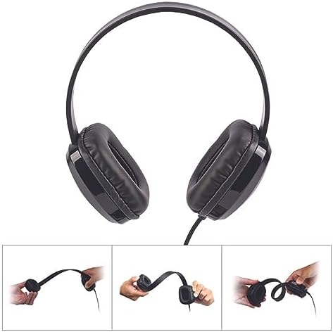 Transform Your Listening with Cyber Acoustics ACM-6005 C USB Over-Ear Headphones – Perfect for Home, Office, and Classroom Use – Enjoy Effortless Plug-and-Play Setup, Ultimate Comfort, and Noise-Canceling Clarity for Enhanced Communication and Focused Audio Experiences