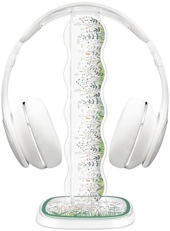 CamyCosy Headphone Holder for Desk, Gaming Headset & Earphone Stand with Tulip Flowers Pattern – Enhanced Compatibility and Speed