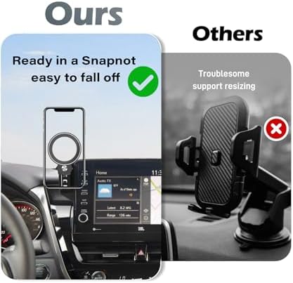 Revolutionize Your Driving with the 2021-2024 Toyota Camry Magnetic Phone Holder – 360° Rotating Car Mount for Hands-Free Navigation & Secure Attachment – Ideal for 7-Inch Touchscreen Integration and Ultimate Safety