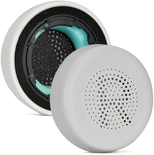 Revolutionize Your Audio Adventure with Cloud White Replacement Ear Pads for JLab Go Lux ANC Wireless Headphones – Luxurious Soft Leather Cushions Enhanced with Advanced Noise Isolation Foam for Unmatched Comfort and Superior Sound Quality