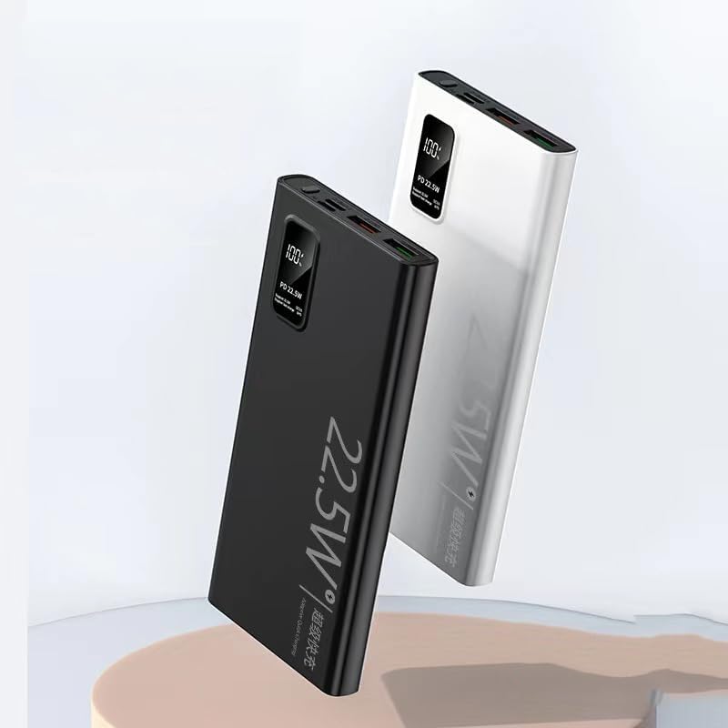 High-Capacity 50000 m Ah Portable Power Bank with 22.5 W Fast Charging – Dual USB 3.0 & Type-C QC PD4, LED Display for Instant Battery Monitoring – Ultimate Charging Solution for i Phone 16/15/14/13/Pro Max & Android Devices – 2024 Upgraded Design for Enhanced Durability and Performance
