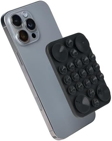 Revolutionary Magnetic Suction Phone Mount for Seamless Content Creation and Fitness | The Clingy Thingy – Mag Safe Compatible Holder for i Phone 16/15/14/13/12 in Elegant White/Green – Experience Unmatched Hands-Free Versatility with Superior Grip and Ultra-Portable Design