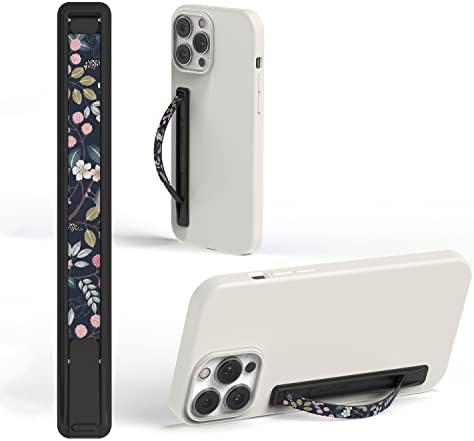 Sleek Strip Ultra-Thin Phone Grip & Kickstand – Lightweight Finger Holder for i Phone & Android – Customizable Loop Design with Dual Viewing Angles – Pocket-Friendly, Strong Adhesive, and Stylish Color Options for Enhanced Mobile Experience