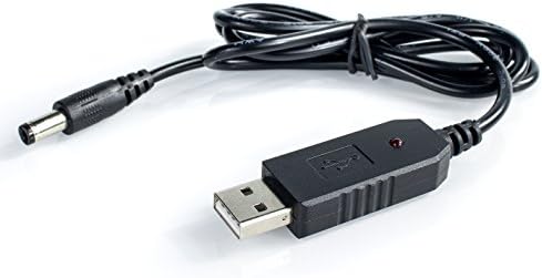 BT1013 Premium USB Charging Cable for BL-5 L & Bao Feng Batteries – Fast Power Transformer with Dual 2.5 mm Barrel Plug Adapters for Ultimate Compatibility and Rapid Charging Efficiency