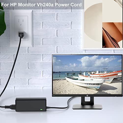 HP VH240 A 19 V AC Power Adapter – High-Efficiency Charger for Full HD 23.8″ IPS Monitors – Compatible with HP 1 KL30 AA#ABA & 1 KL30 AA#ABB Models – Durable Power Supply for Enhanced Display Performance – Ideal for TDK Life on Record Trek 360 & Sharp LL-S201 Monitors – Advanced Safety Features & Lightweight Design for Home and Office Use