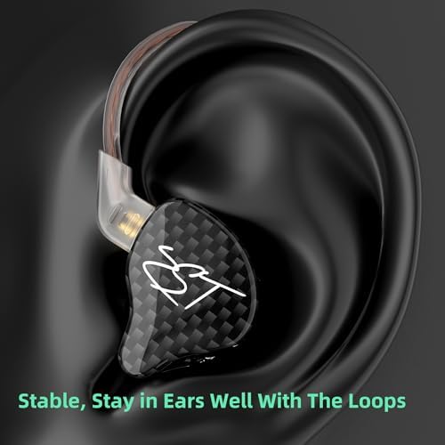 YINYOO KZ ZST Colorful Hybrid In-Ear Earphones – 1 BA + 1 DD Hi-Fi Wired Gaming Headset with Noise Isolation for Superior Audio Clarity – Stylish, Ergonomic Design for Enhanced Comfort and Compatibility