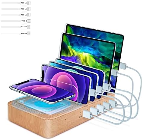 Samsung 5-in-1 Ultra-Fast Wireless Charging Dock with LED Status Light – Sleek, Space-Saving Design for Phones and Watches – Advanced Overcharge Protection for Safe, Efficient Charging – Essential Accessory for Samsung Enthusiasts