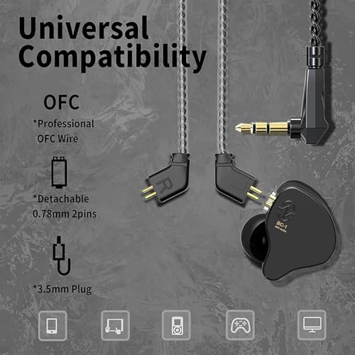 Unleash Your Sound Potential with CCZ Coffee Bean Wired Earbuds – Premium In-Ear Monitors for Musicians and Fitness Enthusiasts, Featuring Hi-Fi Bass and Patented Comfort Eartips – Perfect for Stage Performances, Workouts, and Everyday Listening – Lightweight, Durable Design for Unmatched Audio Quality in Any Setting