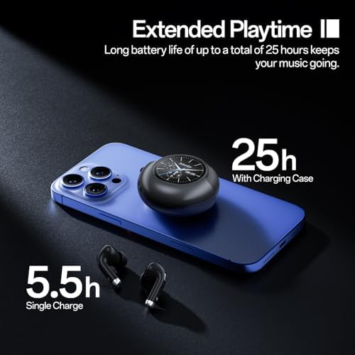 Lifefits Bluetooth 5.4 Wireless Earbuds – Ultimate IPX4 Waterproof Sports Headphones with Cutting-Edge Touchscreen Control – 40-Hour Playtime for Endless Music Adventure – Deep Bass Audio Experience for Laptops, Tablets, and Smartphones – Sleek White Design Perfect for Active Lifestyles and Fitness Lovers