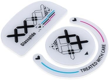 Transform Your Gaming with HUYUN Ultra Strong Glass Mouse Feet Skates for Logi G502 – Precision, Speed, and Effortless Gliding for Unmatched Performance! Enhance Your G502 Experience with Durable, Curved Edge Design for Reduced Friction and Superior Tracking in Competitive Play!