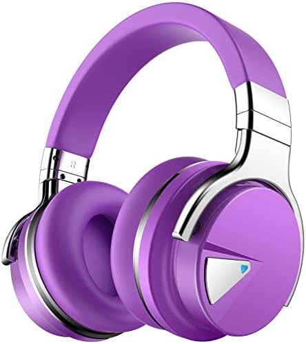 Silensys E7 Elite Wireless Over-Ear Headphones: Unmatched Active Noise Cancellation, Deep Bass Sound Experience, Luxurious Protein Ear Cushions, 30-Hour Battery Life – Your Perfect Bluetooth Companion for Travel, Work, and Daily Adventures in Elegant Black Design