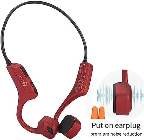 Revolutionary Open-Ear Bone Conduction Headphones for Active Lifestyles – Waterproof Wireless Sport Earbuds with Sweatproof Design and Built-in Microphone for Ultimate Comfort and Safety During Workouts – Trendy Green Color with Universal Device Compatibility