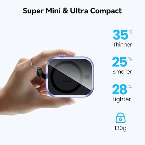 Ultra-Fast 10000 m Ah Magnetic Power Bank with Detachable Lanyard – 3-in-1 Wireless Charger for i Phone 12/13/14/15/16, Apple Watch & Air Pods – Compact Portable Battery Pack with 22.5 W PD Charging for Ultimate Device Compatibility and Convenience