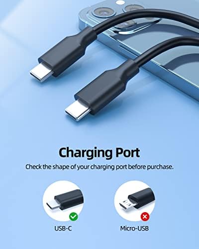 Ultra-Portable 20 W Fast Charging Wall Charger for Google Pixel Devices – Ideal for Pixel 8, 8 Pro, 7 Series, and More – Sleek Foldable Design with 6 ft USB-C Power Cable for Maximum Versatility and Efficiency – Optimized for Rapid Power Delivery and Enhanced Compatibility