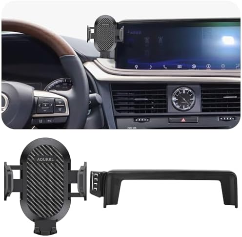 Lexus RX 350 & RX 450 h 2010-2015 Phone Holder – Durable 360° Rotating Car Mount for 4.7-7″ Phones – Effortless Installation, Thick Case Compatible, Hands-Free Accessory for Safer Driving and Enhanced Connectivity