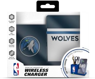 SOAR Smart Wireless Charger & Stylish Desktop Organizer – Fast 10 W Charging for Qi-Enabled Devices, Clutter-Free Workspace Solution with Built-in Storage and Safety Features