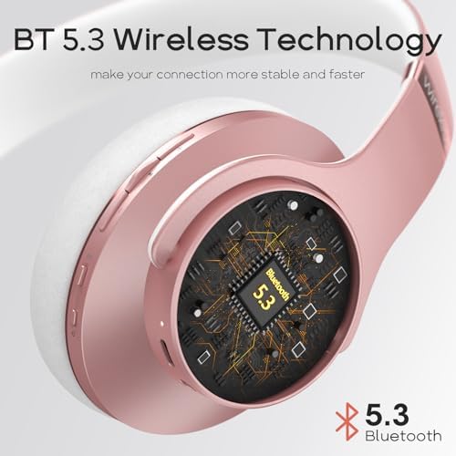 Transform Your Listening Journey with DOQAUS Over-Ear Bluetooth Headphones: 90-Hour Playtime, Tailored EQ Settings, and Superior Noise Cancellation for Unmatched Comfort and Audio Clarity in Music and Calls