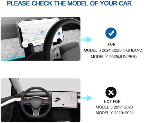 Transform Your Tesla Driving Experience with the Ultimate Silicone Phone Mount for Model 3 Highland 2024 & Model Y 2025 – Hands-Free Navigation, Sleek Design, and Secure Grip for Optimal Convenience and Safety